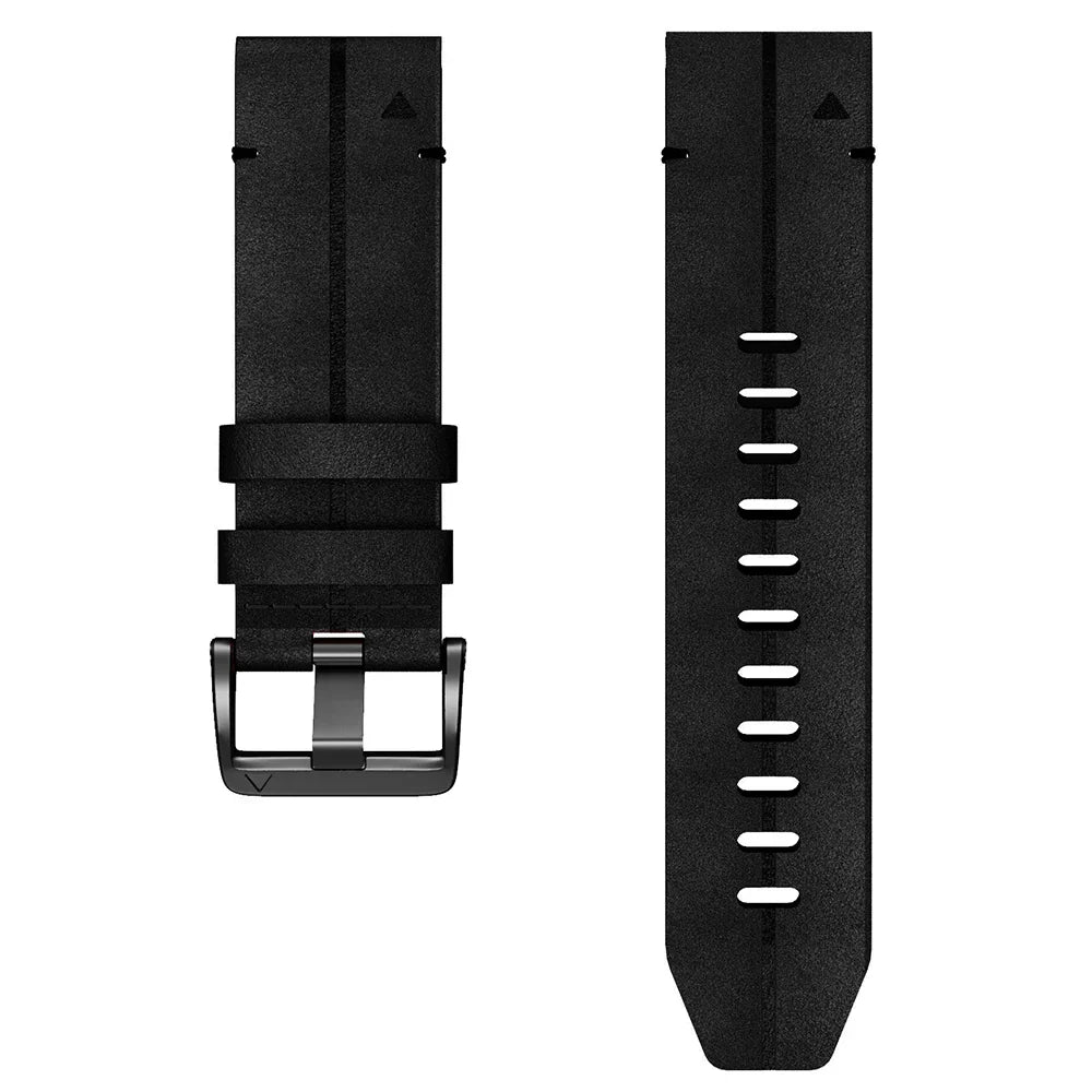 Quick-Fit Strap | 22mm (Genuine leather & titanium) - 2 colors